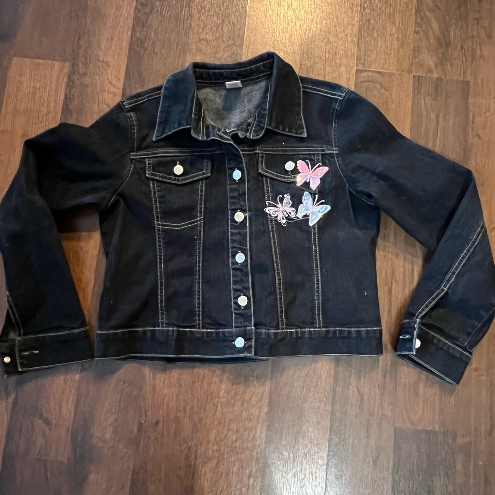 Girls denim jacket size 12